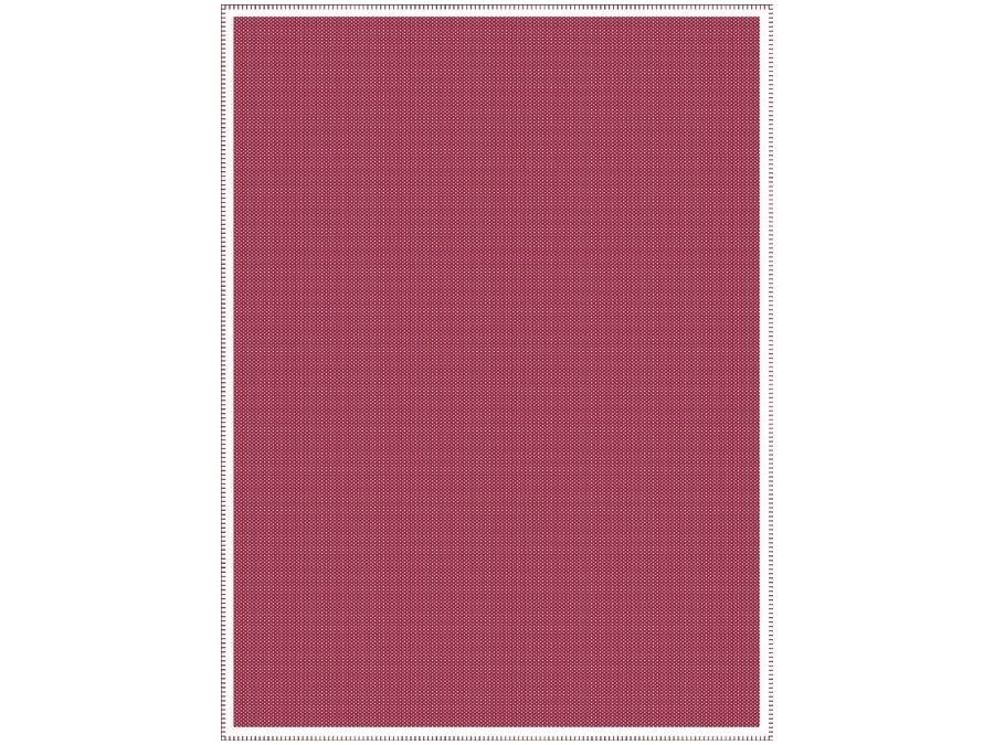 MAISON SUCREE Fog, plaid 130x170 rosso