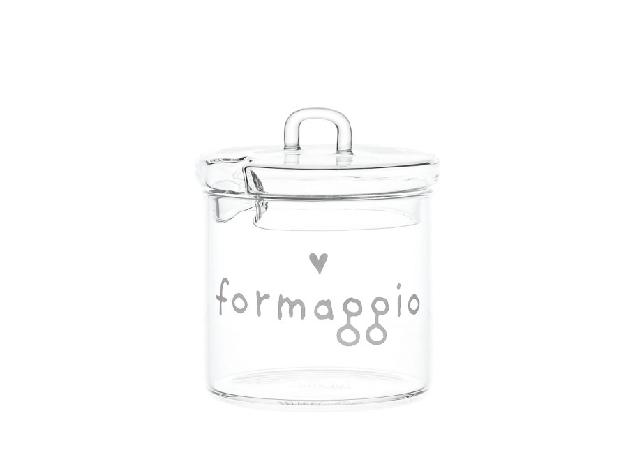 SIMPLE DAY LIVING & LIFESTYLE Formaggiera in vetro Formaggio, Ø 9 cm