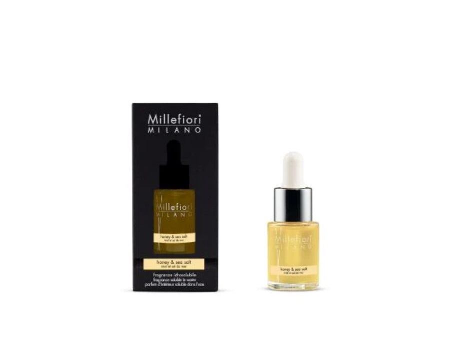 MILLEFIORI Fragranza idrosolubile hydro per diffusore ad ultrasuoni 15ml - HONEY & SEA SALT