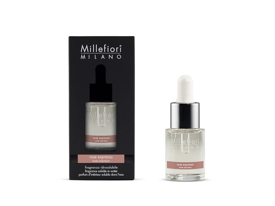 MILLEFIORI Fragranza idrosolubile hydro per diffusore ad ultrasuoni 15ml - rose espresso