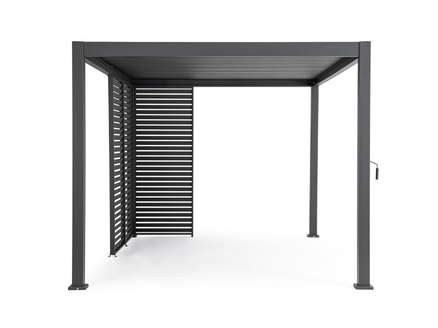 BIZZOTTO FRANGISOLE LATERALE PERGOLA OCEAN 93CM ANTRACITE