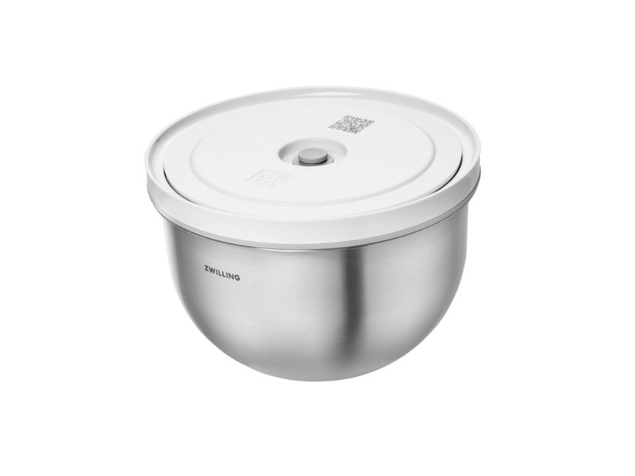 ZWILLING J.A.HENCKELS ITALIA Fresh & save, Ciotola sottovuoto M / 18 cm, acciaio inox, argento