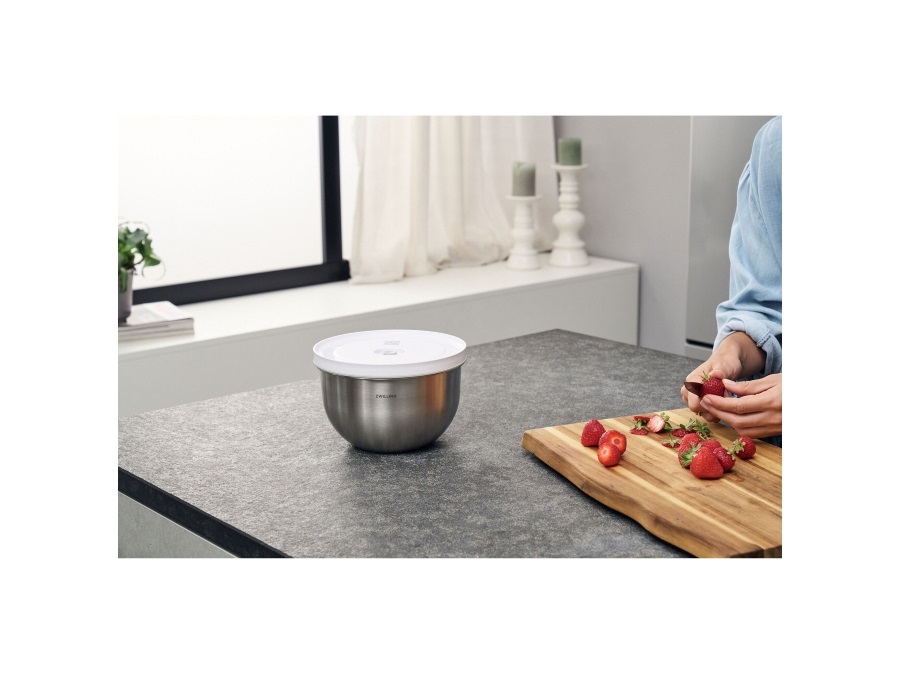 ZWILLING J.A.HENCKELS ITALIA Fresh & save, Ciotola sottovuoto M / 18 cm, acciaio inox, argento