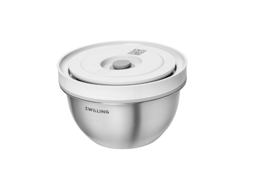 ZWILLING J.A.HENCKELS ITALIA Fresh & save, Ciotola sottovuoto S / 12 cm, acciaio inox, argento