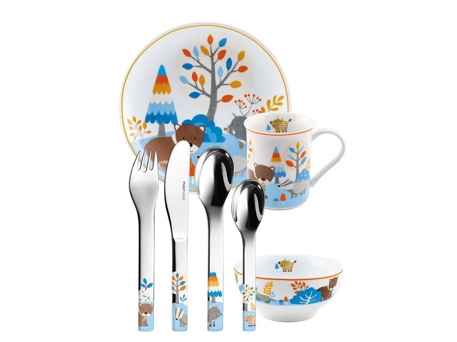 MEPRA S.P.A. Friends, set 7 stoviglie per bambini