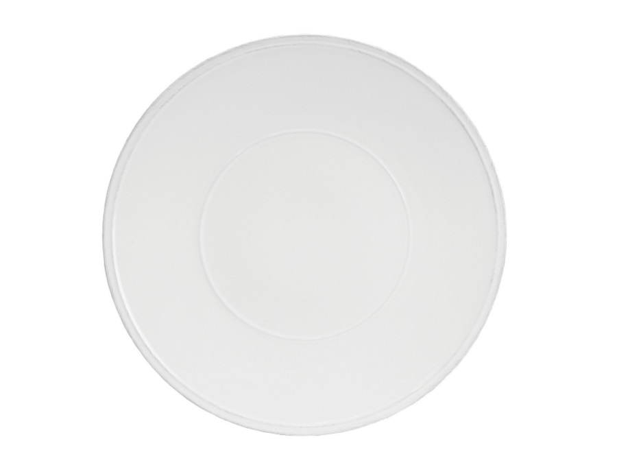 COSTA NOVA Friso bianco, piatto rotondo 34 cm
