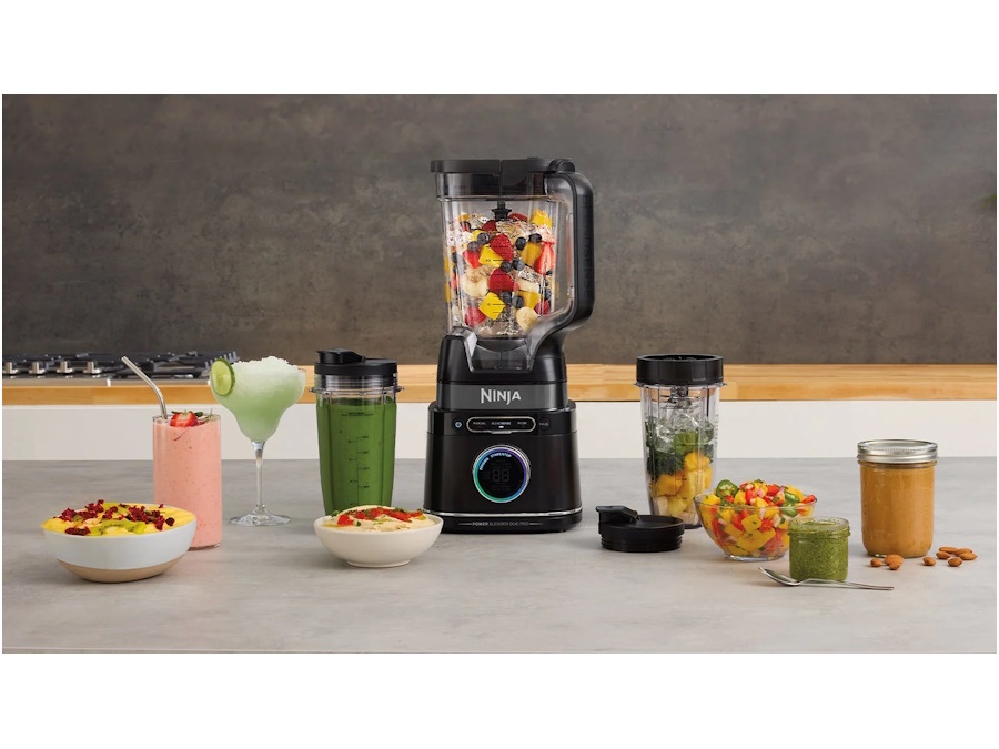 NINJA Frullatore ad alta potenza Ninja Detect con 2 bicchieri per smoothie TB301EU