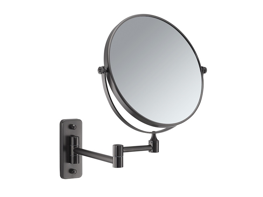 GEDY SPA Gaia specchio ingranditore gun metal