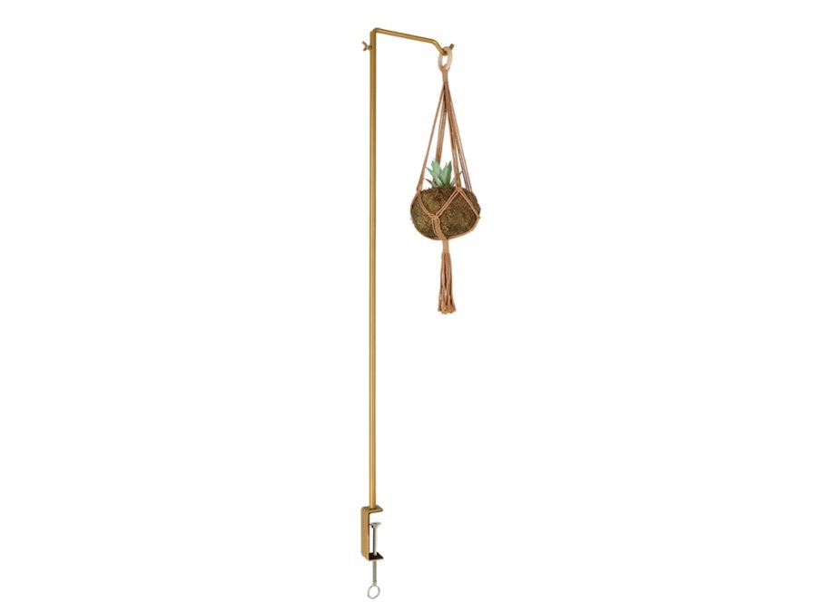 ESSCHERT DESIGN Gancio Portapiante Oro Fissabile A Tavolo