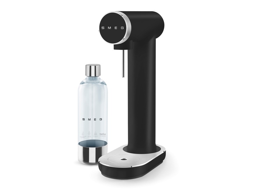 SMEG Gasatore d'acqua, SKC01BLM, nero