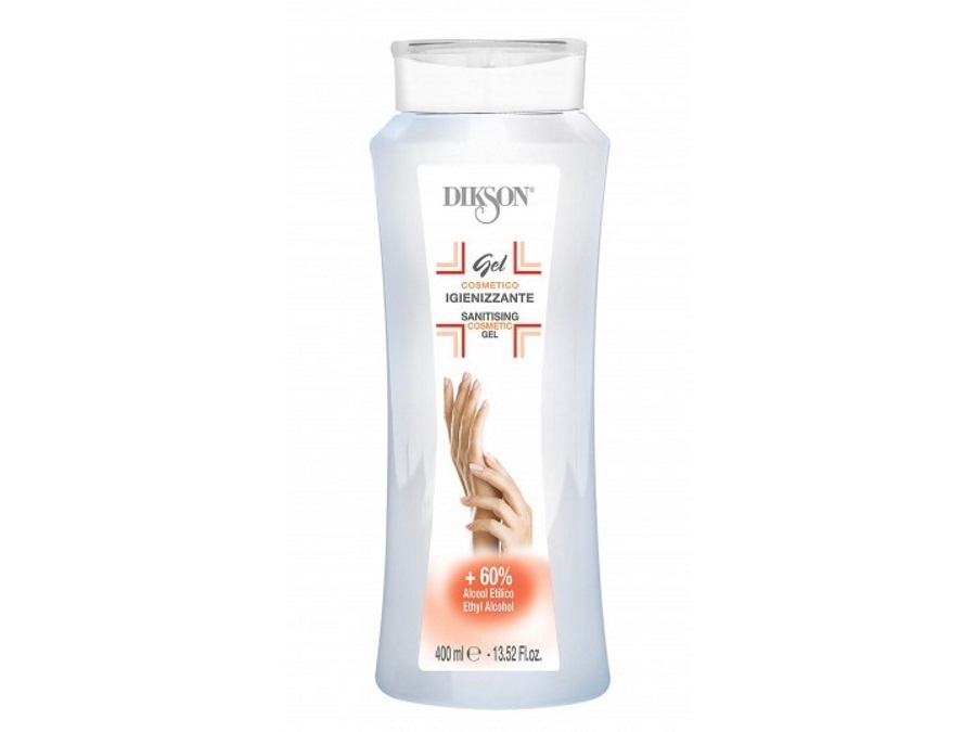 DIKSON Gel cosmetico igienizzante mani, 400 ml