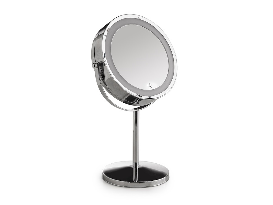 GEDY SPA Gemma specchio ingranditore cromato con luce led