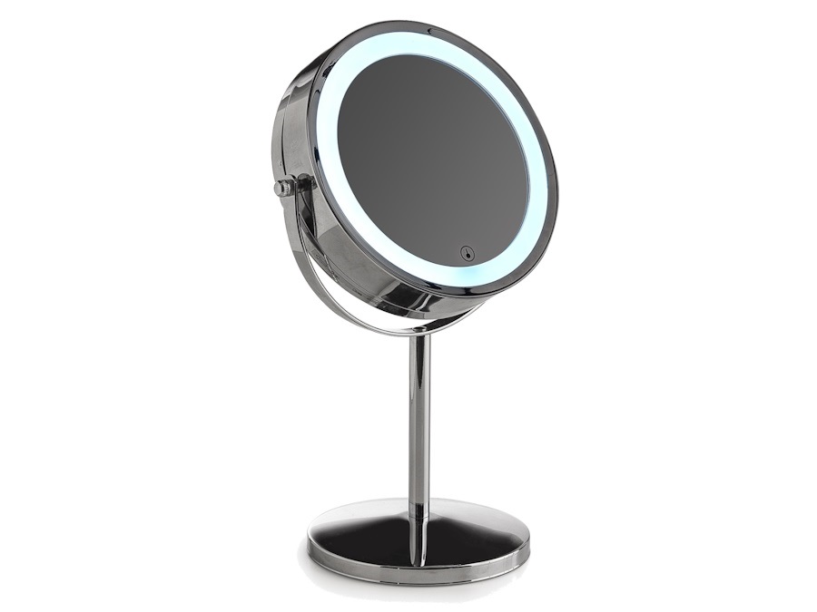 GEDY SPA Gemma specchio ingranditore cromato con luce led
