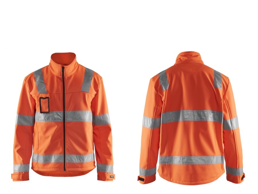 BLÅKLÄDER ITALIA SRL GIACCA SOFTSHELL HIGH VIS 4838 5300, arancione