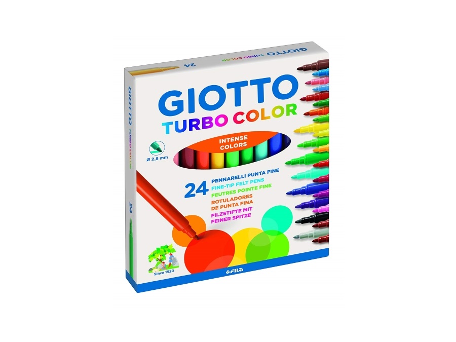 FILA Giotto turbocolor - astuccio da 24 pennarelli
