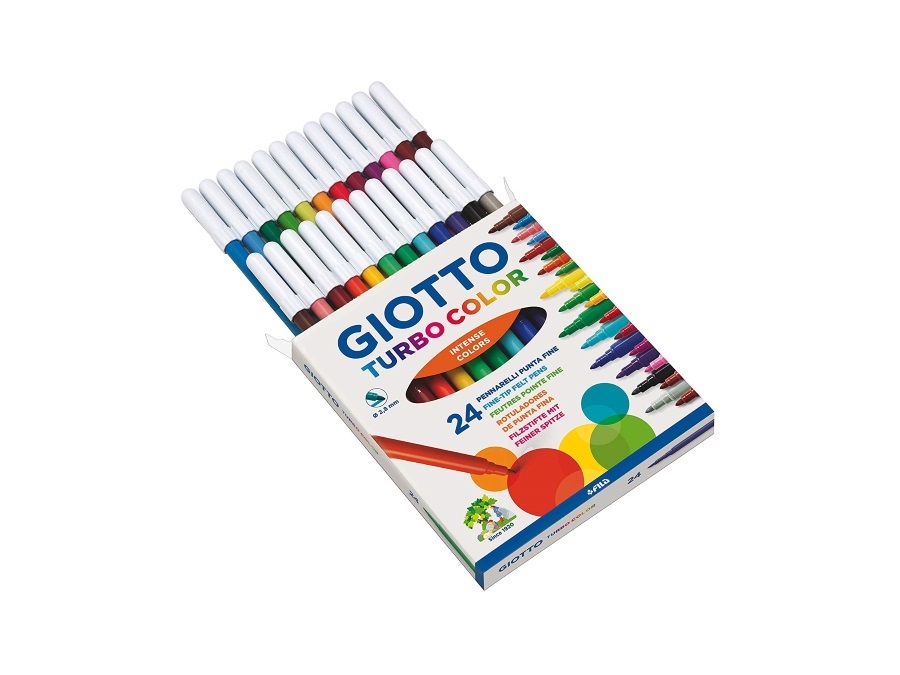 FILA Giotto turbocolor - astuccio da 24 pennarelli