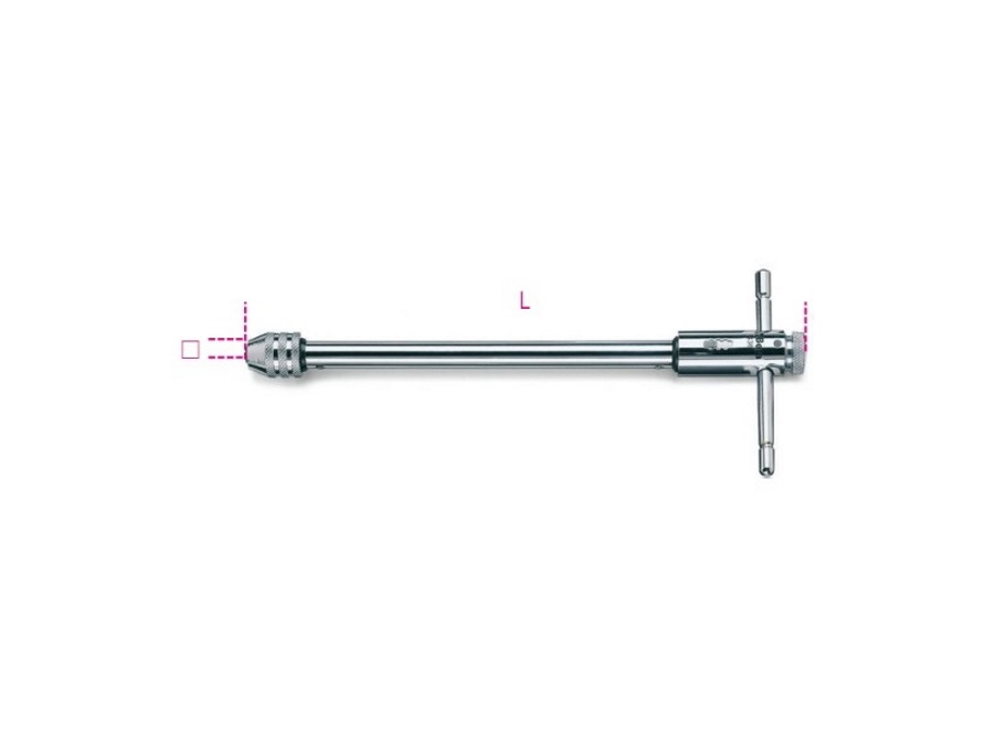 BETA UTENSILI GIRAMASCHI A CHRICCHETTO REVERSIBILE, TIPO LUNGO CROMATO - ART. 436L