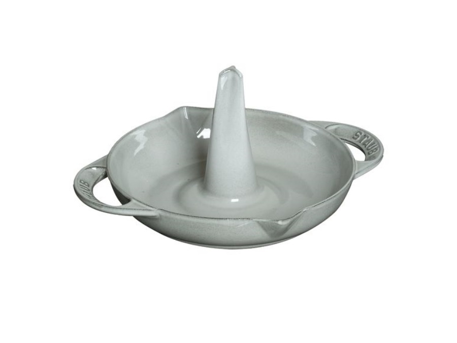 STAUB Girarrosto verticale grigio grafite, Ø 24 cm