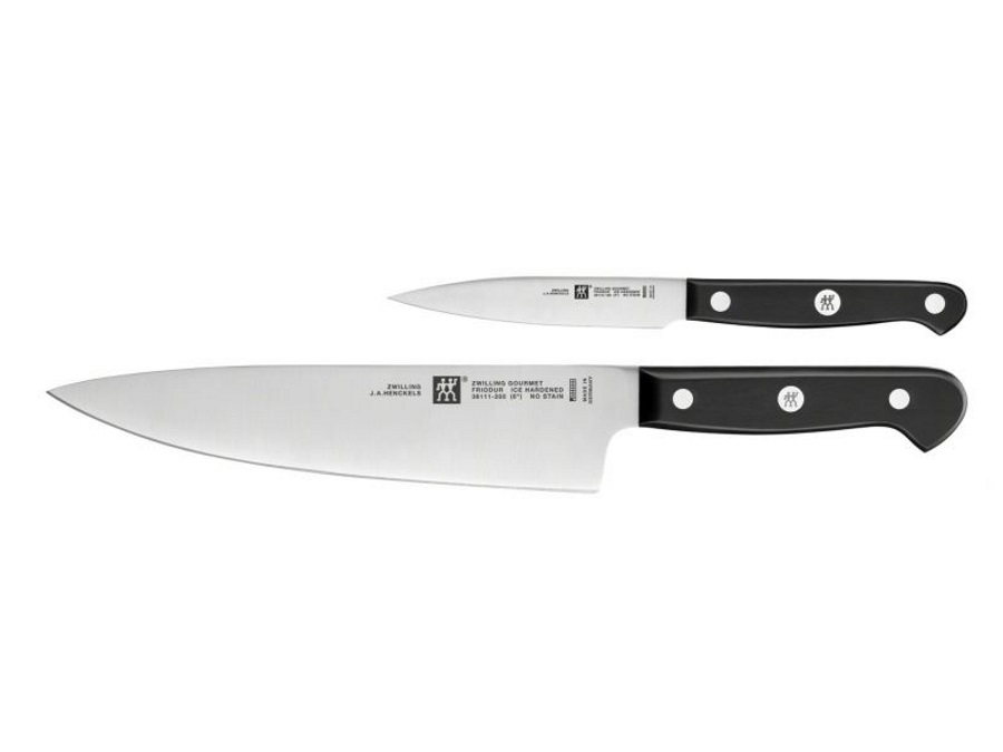 ZWILLING J.A.HENCKELS ITALIA Gourmet set 2 coltelli, spelucchino e cuoco