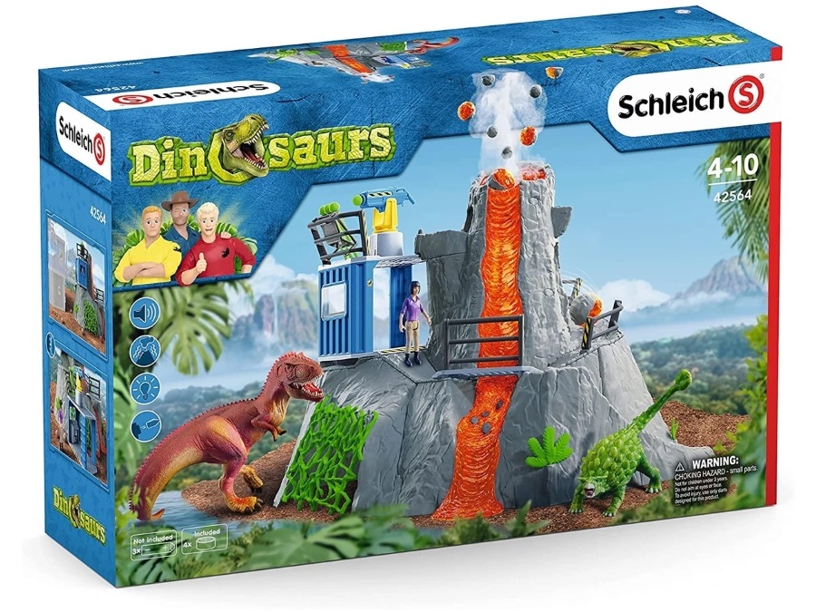 SCHLEICH grande spedizione sul vulcano