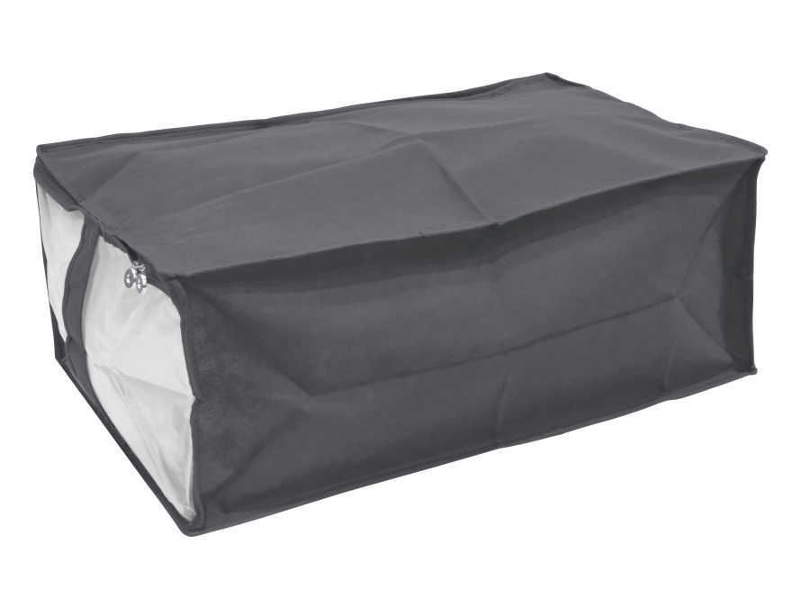 ORDINETT Grey, custodia coperte 40x60x25 cm