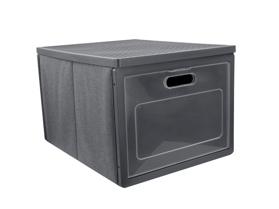 ORDINETT Grey, modular box 41x31x25 cm