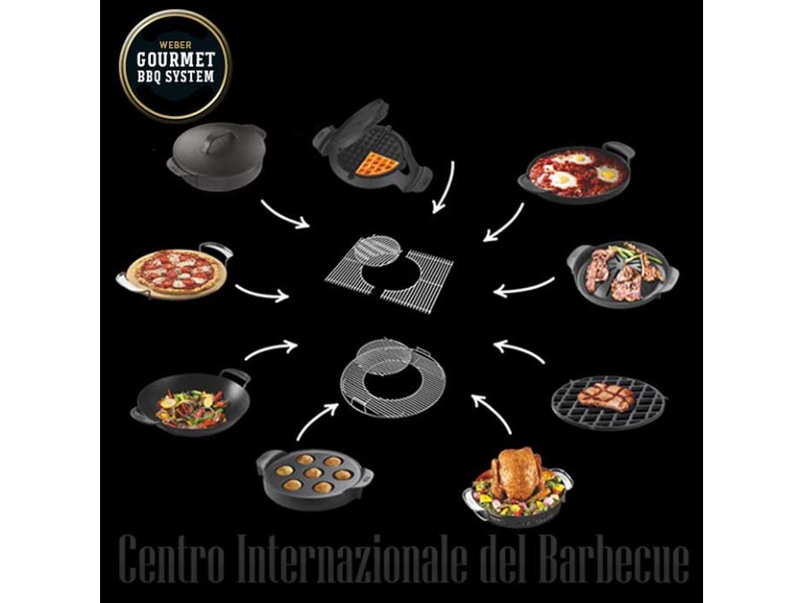 WEBER Griglia di cottura Ø 57 gourmet bbq system Weber GBS