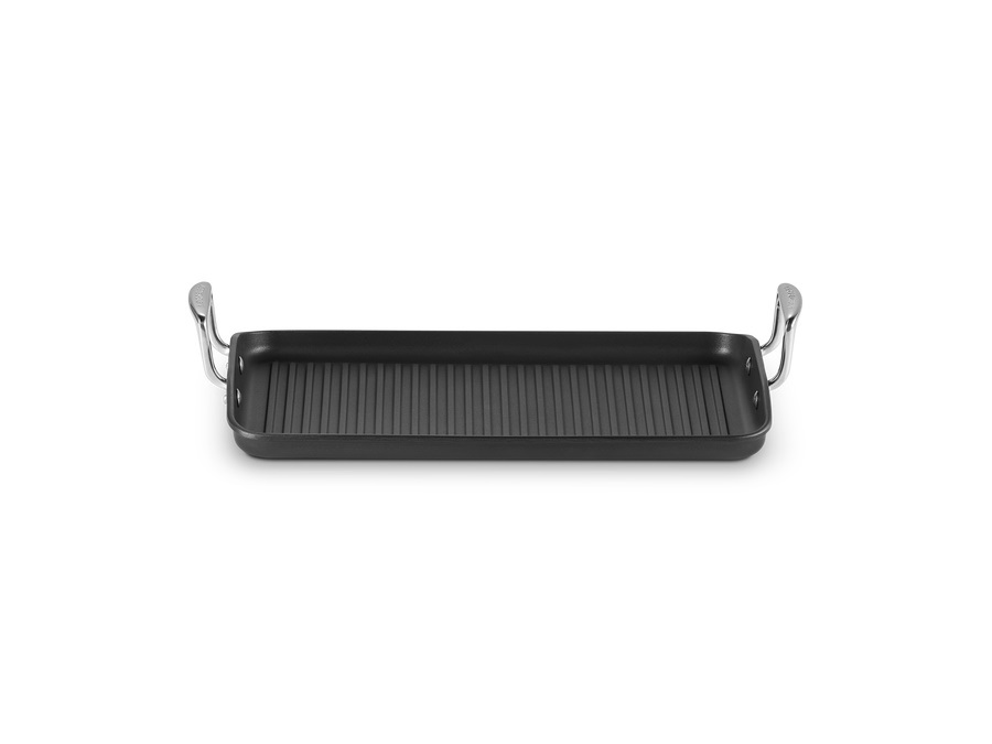 LE CREUSET Grill grande rigato in alluminio antiaderente, 35x25 cm