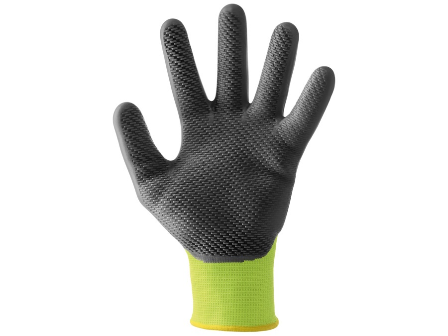 NERI SPA Guanti SPONGY FLEX - giallo fluo/nero
