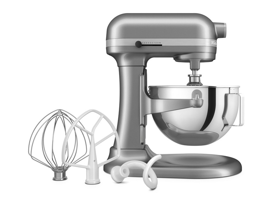 KITCHENAID Heavy duty, Robot da cucina con sollevamento ciotola da 5,2 L, Argento placcato