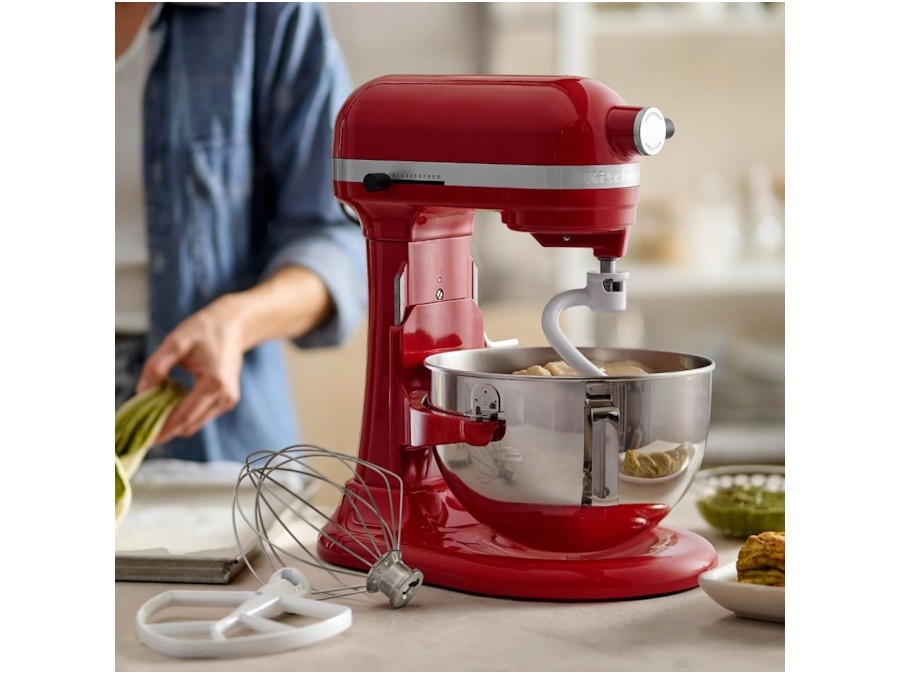 KITCHENAID Heavy duty, Robot da cucina con sollevamento ciotola da 5,2 L, Rosso imperiale