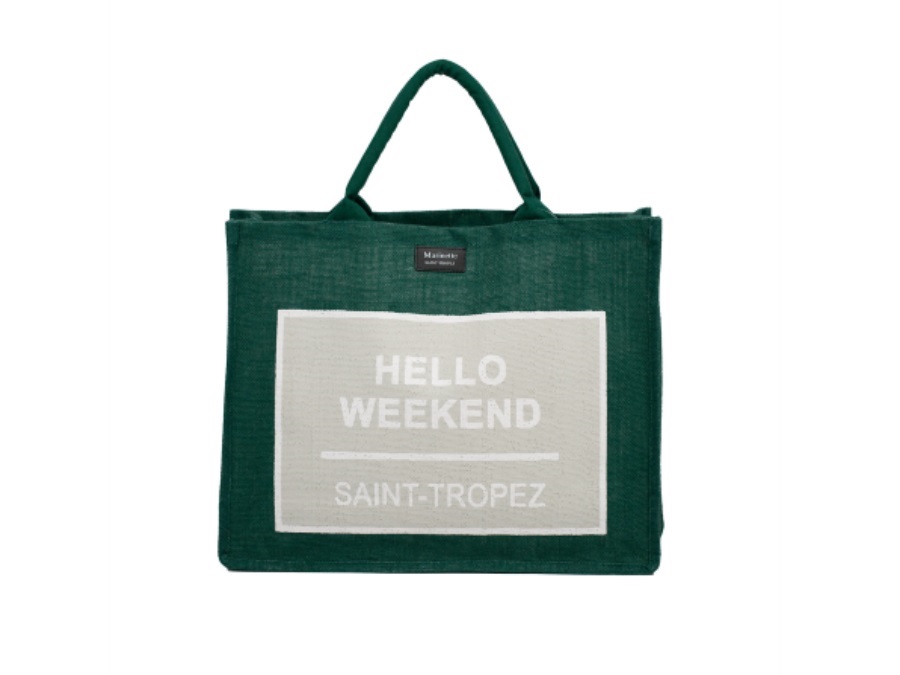 MARINETTE SAINT-TROPEZ Hello weekend, borsa bleu cavally 42x35x18 cm