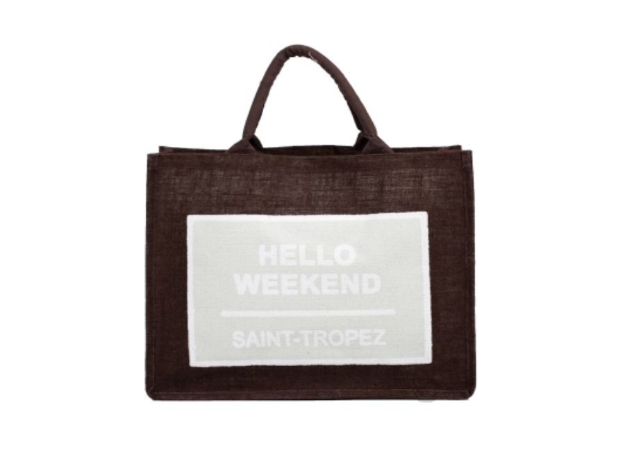 MARINETTE SAINT-TROPEZ Hello weekend, borsa cafe 42x35x18 cm