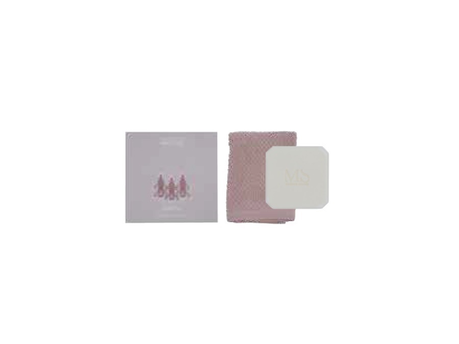 MAISON SUCREE Hope, box con lavetta e saponetta 130gr rosa cipria