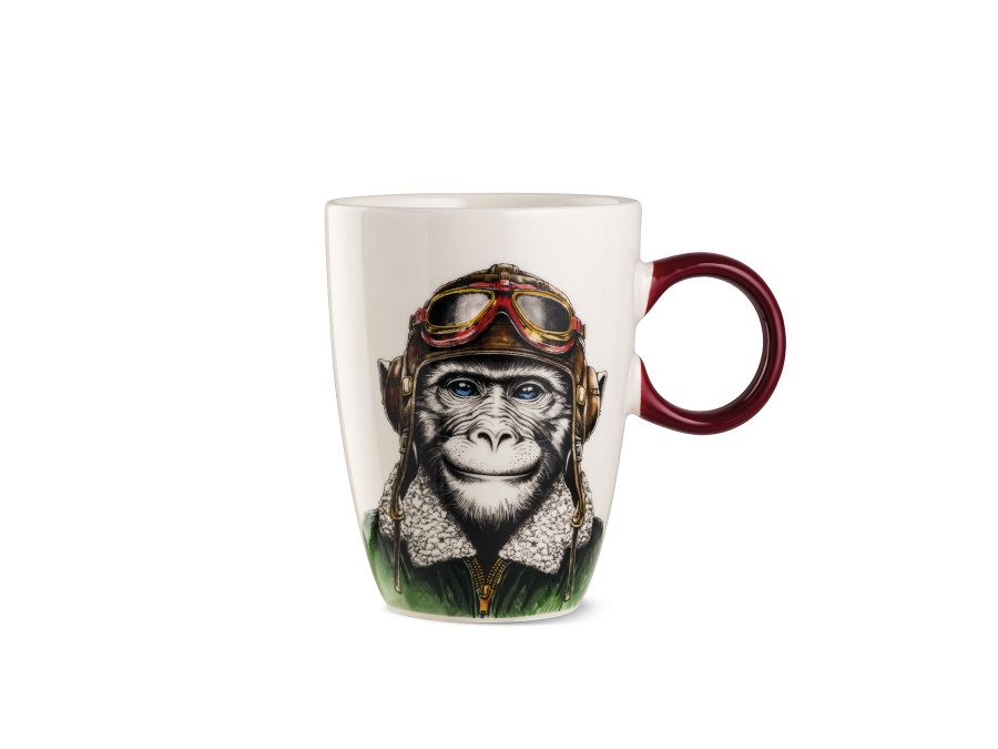 EGAN Human essence, mug scimmia "Boldness", 430 ml
