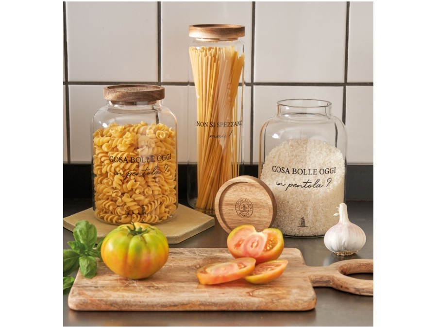 LA PORCELLANA BIANCA I Garbati, Barattolo riso/pasta 1,8 Lt