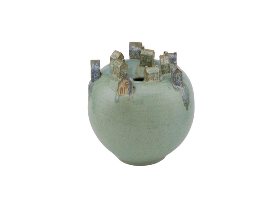 RITUALI DOMESTICI Incollina, vaso decorativo Ø23 cm, blu