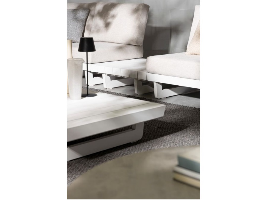 BIZZOTTO Infinity, poltrona modulare con cuscini bianca