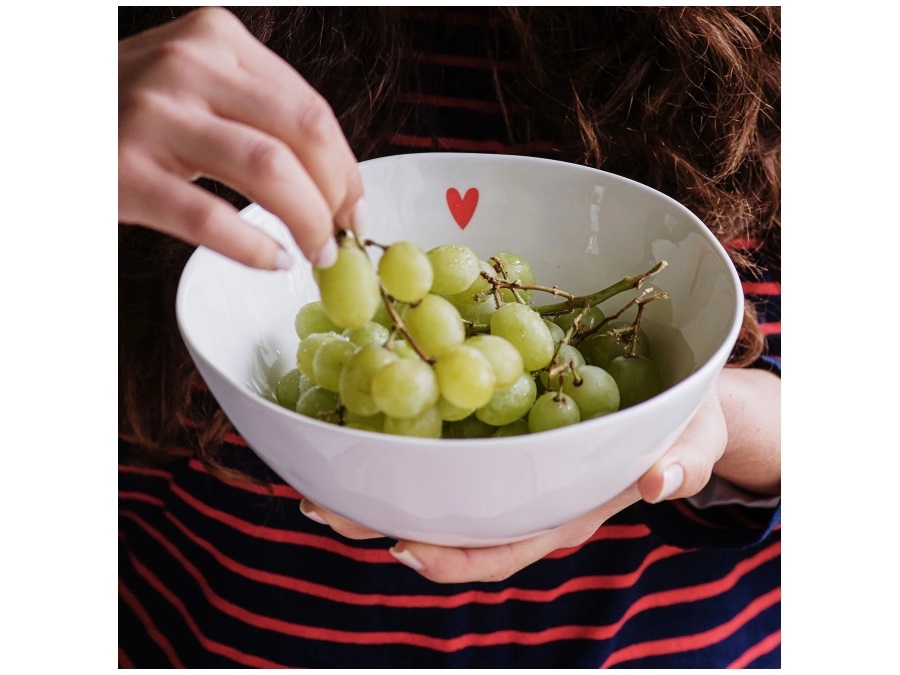 SIMPLE DAY LIVING & LIFESTYLE Insalatiera Cuore rosso Ø20 cm