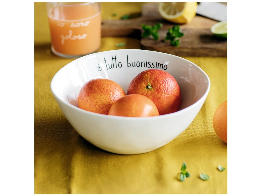 SIMPLE DAY LIVING & LIFESTYLE Insalatiera E' tutto buonissimo Ø20 cm