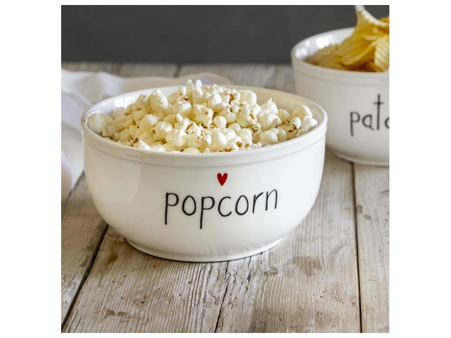 SIMPLE DAY LIVING & LIFESTYLE Insalatiera Popcorn Cuore Ø20 cm