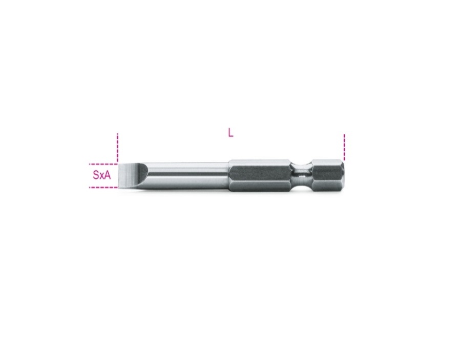 BETA UTENSILI Inserto per avvitatori per viti a testa con intaglio