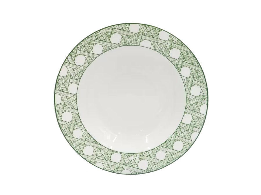 LA PORCELLANA BIANCA Intrigo, piatto fondo - Ø23,5 cm
