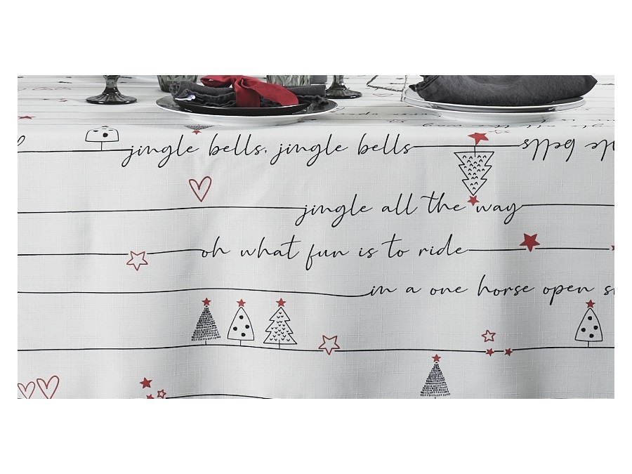 MAISON SUCREE Jingle Bells, Tovaglia antimacchia