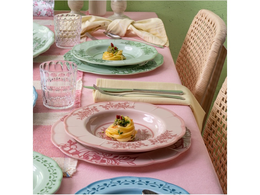 FRATELLI GUZZINI S.P.A. Josephine, piatto fondo - Rosa