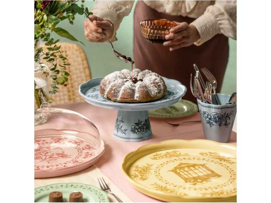 FRATELLI GUZZINI S.P.A. Josephine, set tortiera - Rosa