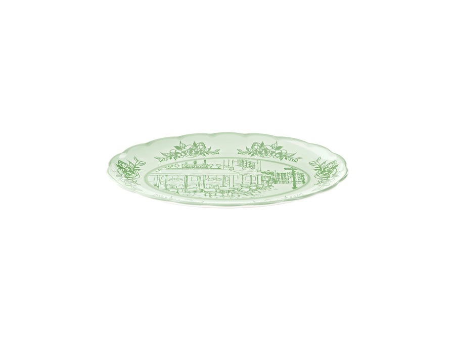 FRATELLI GUZZINI S.P.A. Josephine, vassoio ovale grande - Verde