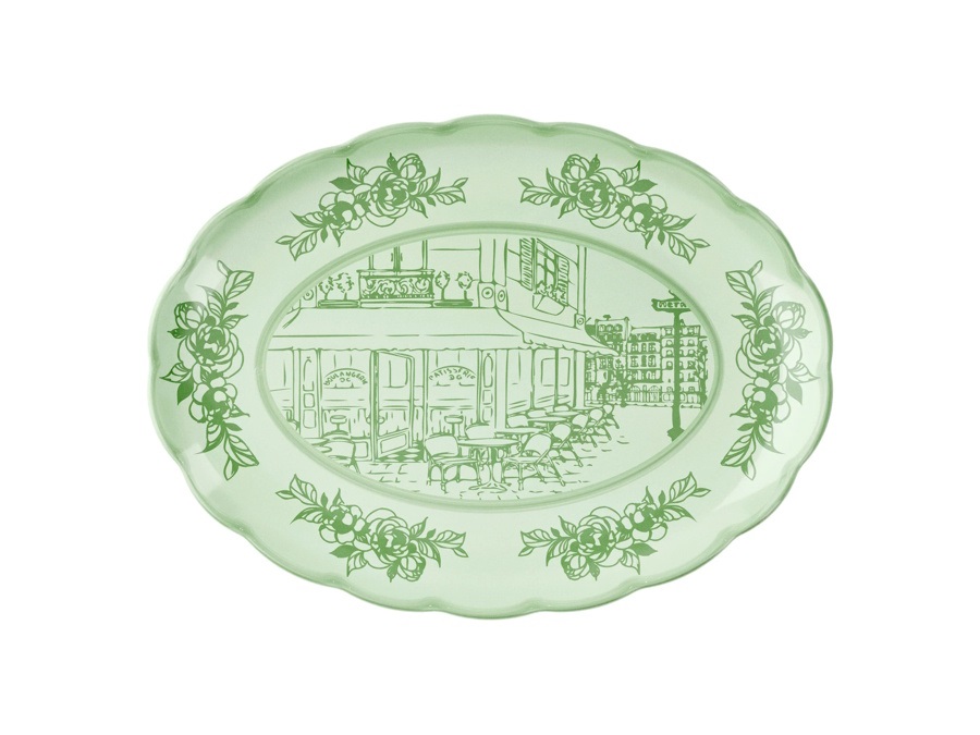 FRATELLI GUZZINI S.P.A. Josephine, vassoio ovale grande - Verde