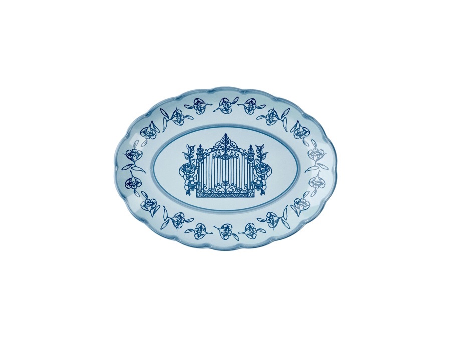 FRATELLI GUZZINI S.P.A. Josephine, vassoio ovale piccolo - Celeste