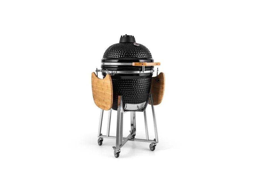 Pentole agnelli kamado, barbecue medio con supporto